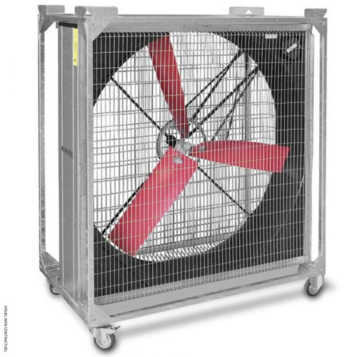 Brasseur d'air mobile sur châssis à roulettes électrique triphasé TTW 45000 - TROTEC