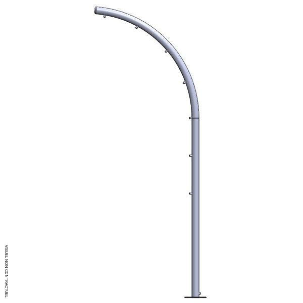 Brumisateur arche avec 7 buses et accessoires de raccordement - BRO BRUMISATION