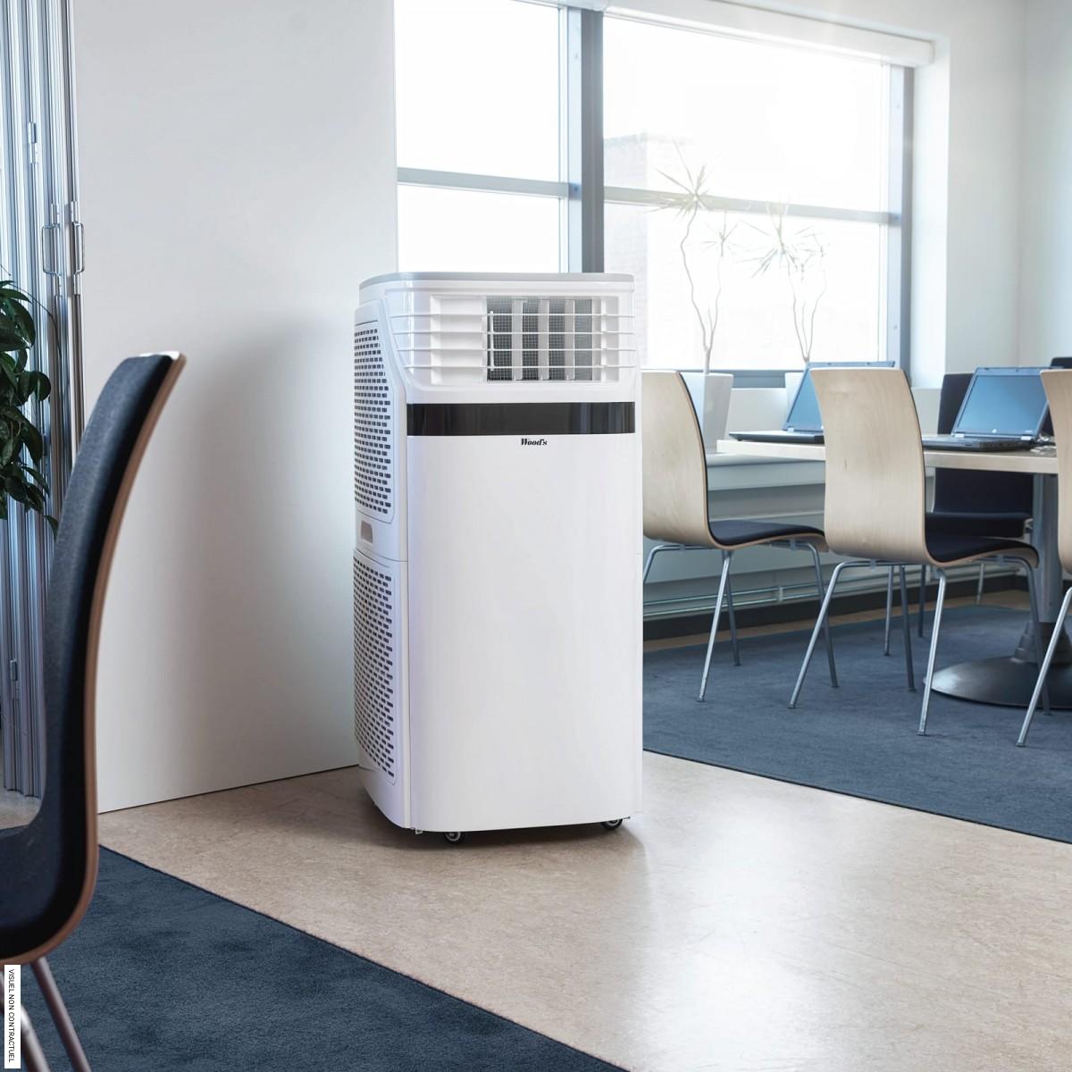 Climatiseur mobile grand volume 5,3 kW PALERMO 18K - WOOD'S