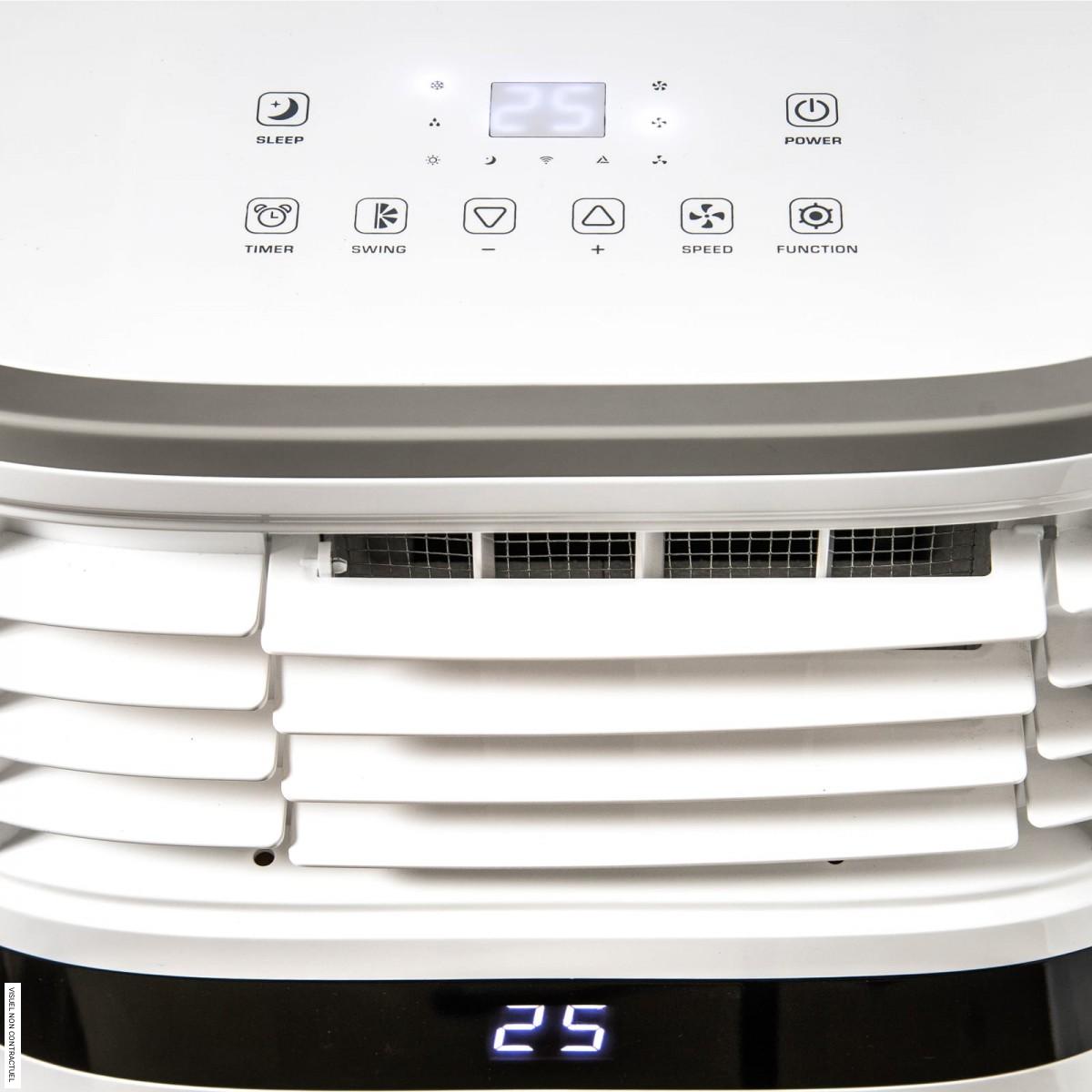 Climatiseur mobile grand volume 6,5 kW PALERMO 22K - WOOD'S