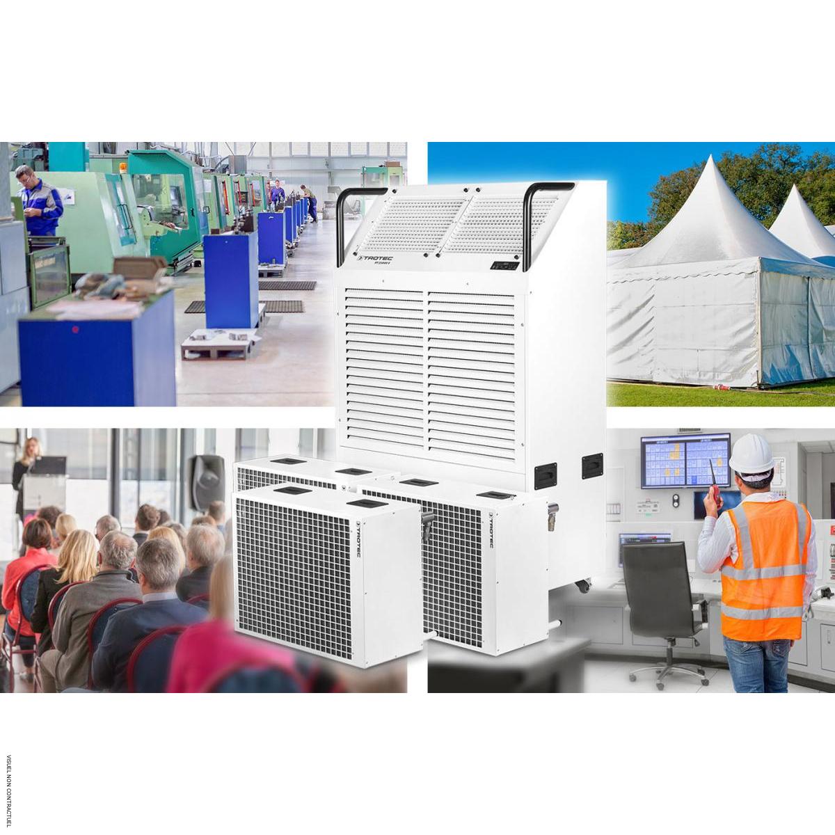 Climatiseur mobile triphasé PortaTemp PT 15000 S - TROTEC