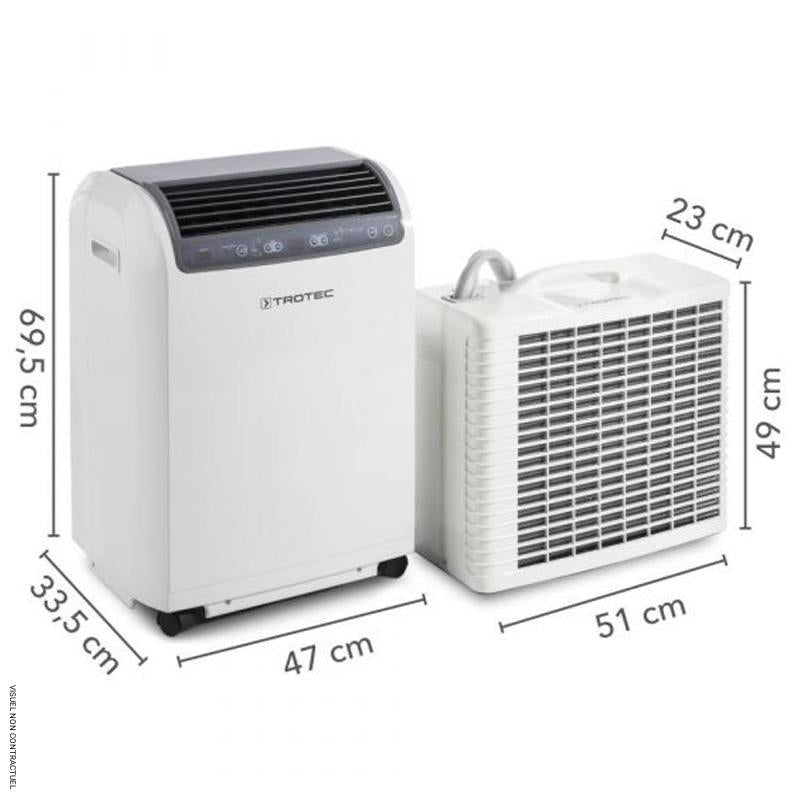 Climatiseur split mobile électrique monophasé PAC 4600 - TROTEC