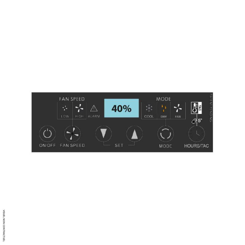 Climatiseur déshumidificateur 2 en 1 à condensation ACD137 - SOVELOR-DANTHERM