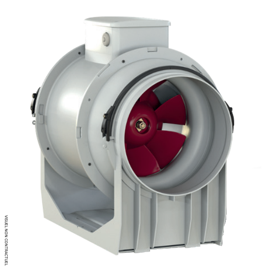 Extracteur hélico-centrifuge en conduit Ø 307 mm LINEO XL315 - VORTICE-AXELAIR