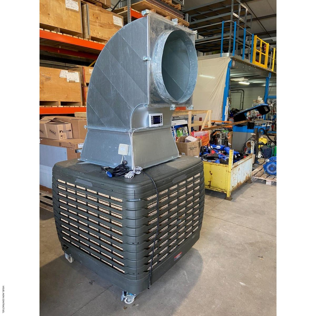 Rafraîchisseur d'air évaporatif mobile gainable 18 000 m³/h TROJAN - BIOCOOL