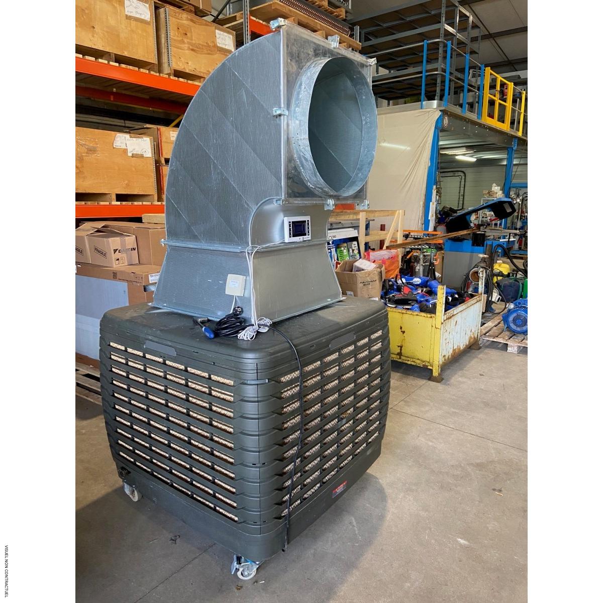 Rafraîchisseur d'air évaporatif mobile gainable 18 000 m³/h TROJAN - BIOCOOL
