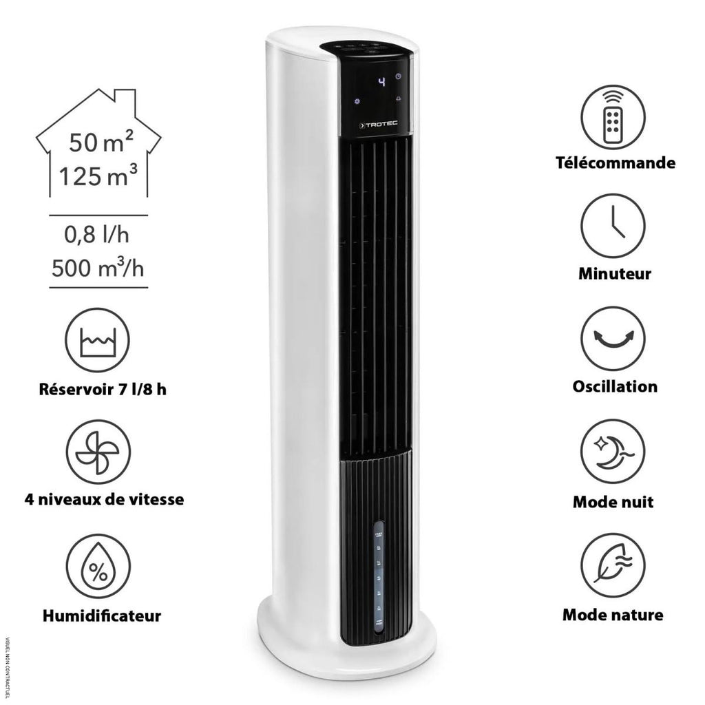 Rafraîchisseur et humidificateur d'air PAE 30 - TROTEC