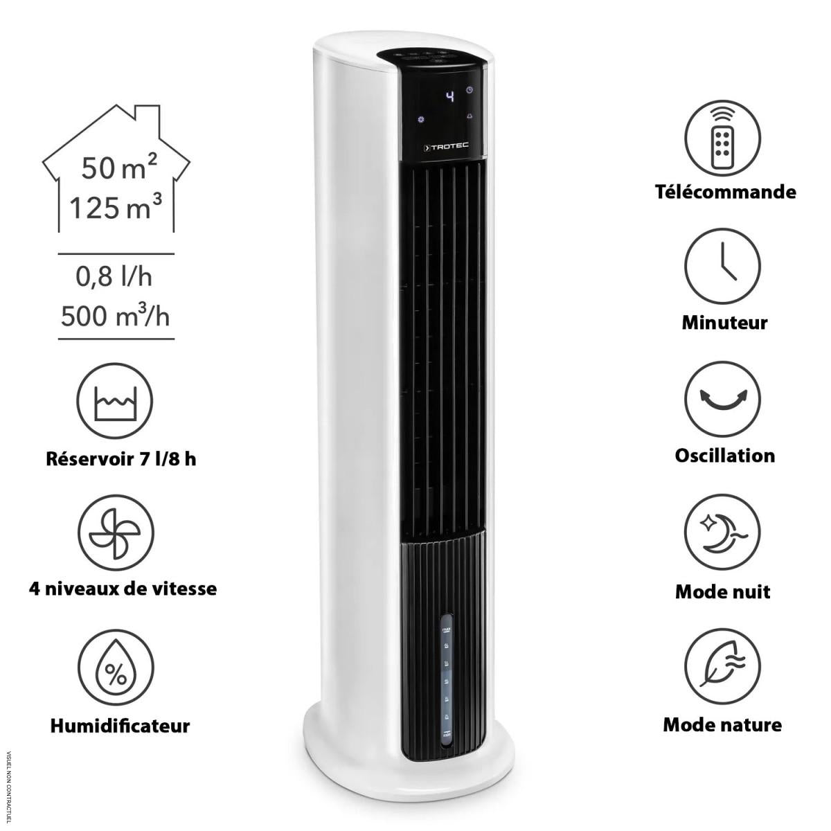 Rafraîchisseur et humidificateur d'air PAE 30 - TROTEC
