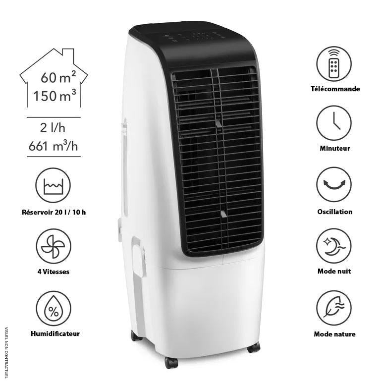 Rafraîchisseur et Humidificateur d'air PAE 51 - TROTEC