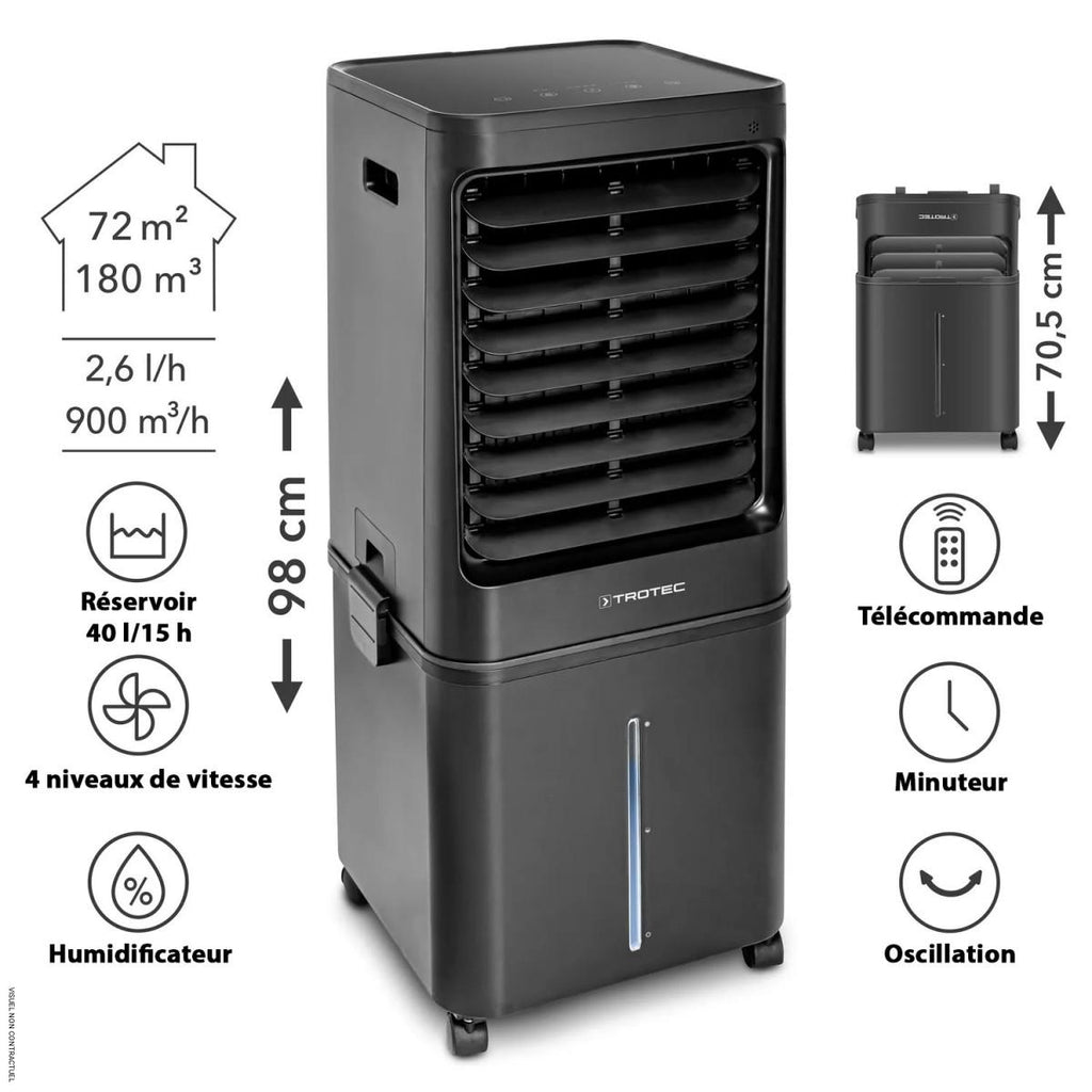 Rafraîchisseur et humidificateur d'air PAE 60 - TROTEC