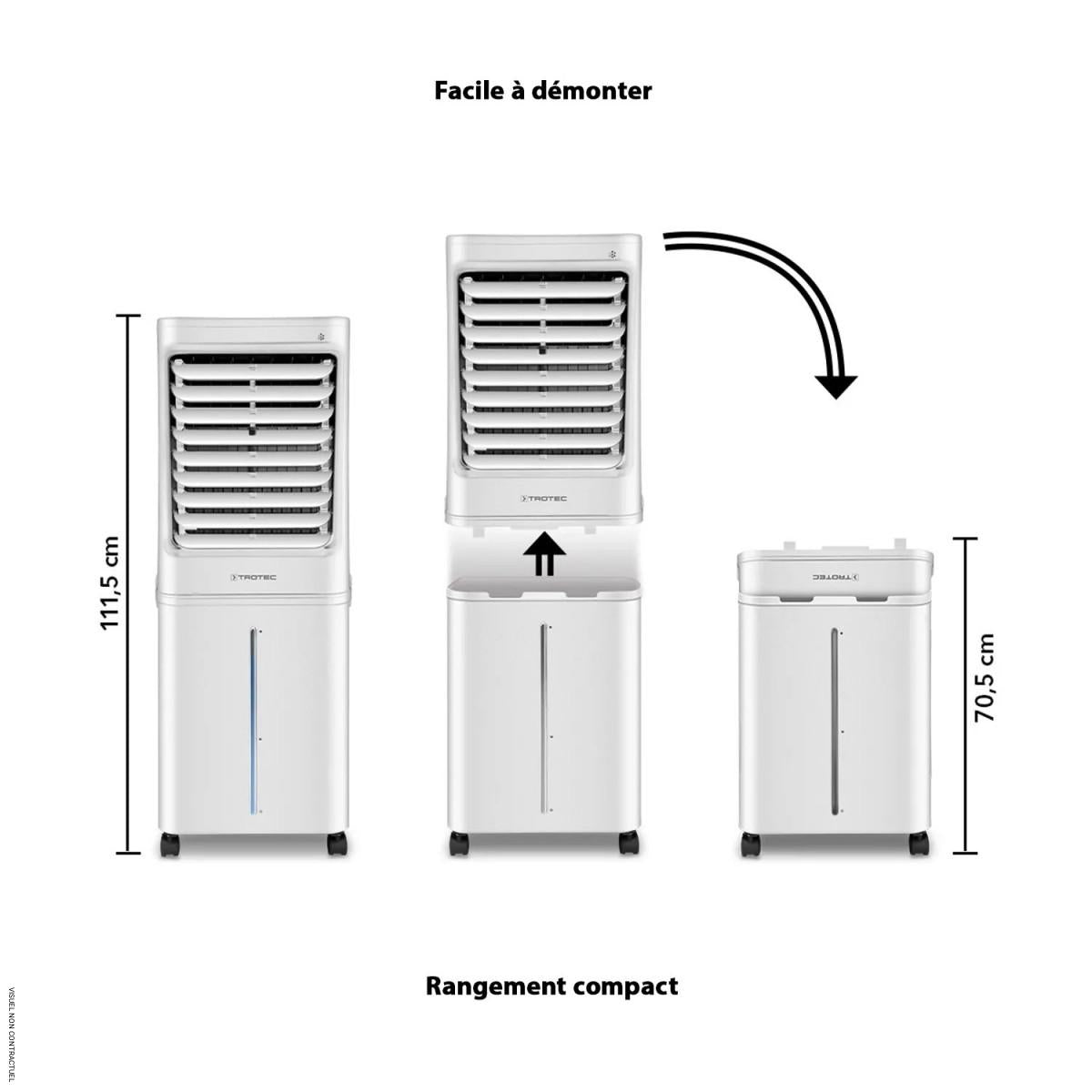 Rafraîchisseur et humidificateur d'air PAE 81 - TROTEC