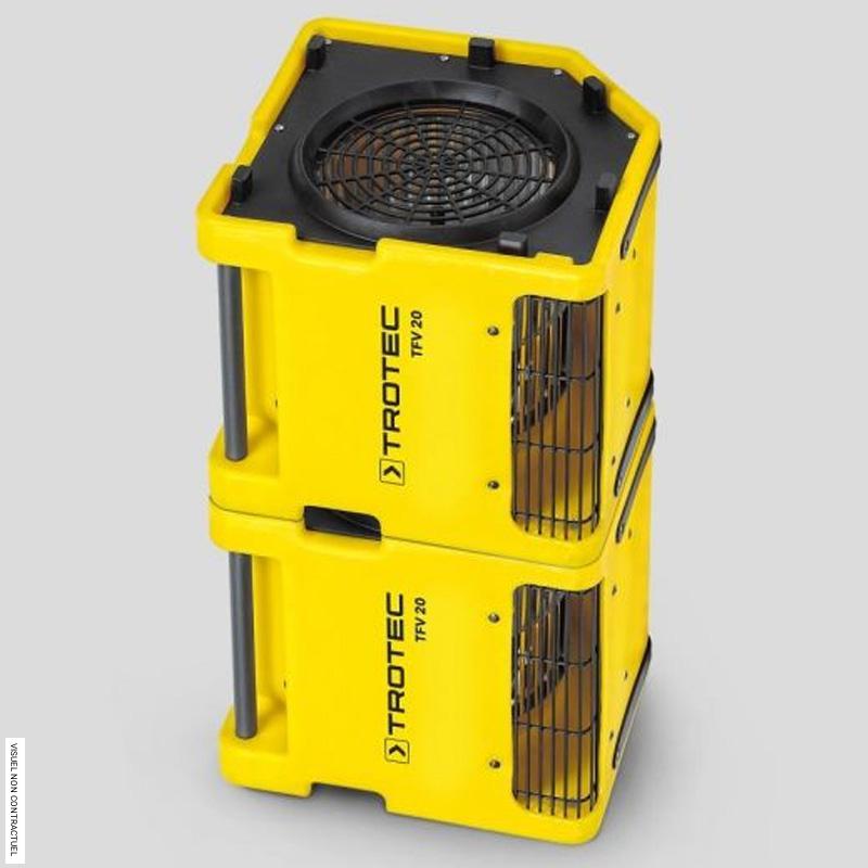 Turbo-ventilateur portable électrique monophasé TFV 20 - TROTEC