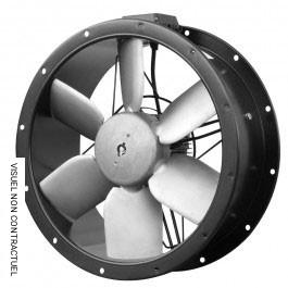 Ventilateur extracteur d'air industriel hélicoïde tubulaire TCBB/4-560/L - Monophasé 4 pôles - S&P