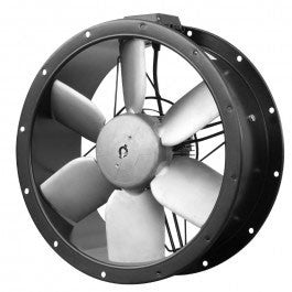 Ventilateur extracteur d'air industriel hélicoïde tubulaire TCBT/2-250/H - Triphasé 2 pôles - S&P