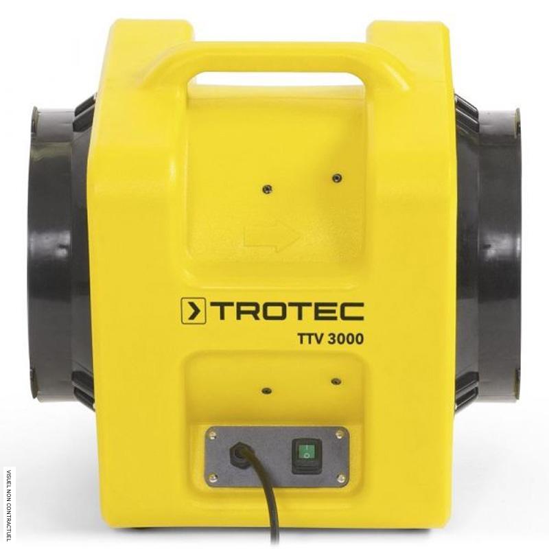 Ventilateur-extracteur portable électrique monophasé TTV 3000 - TROTEC