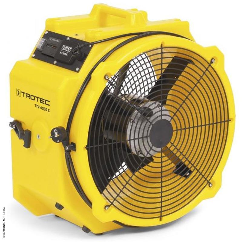 Ventilateur-extracteur portable électrique monophasé TTV 4500 S - TROTEC