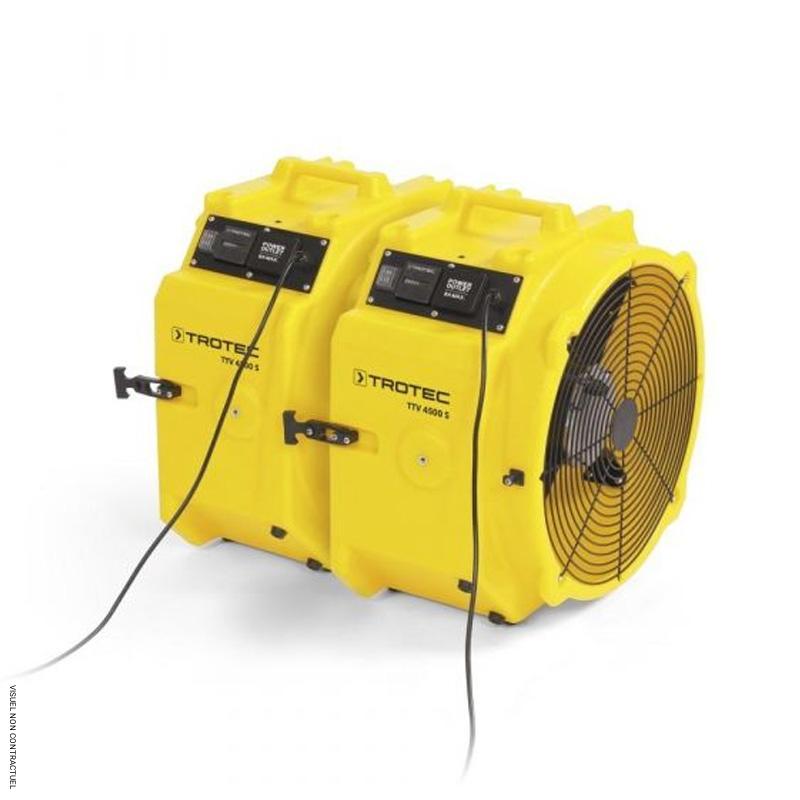 Ventilateur-extracteur portable électrique monophasé TTV 4500 S - TROTEC