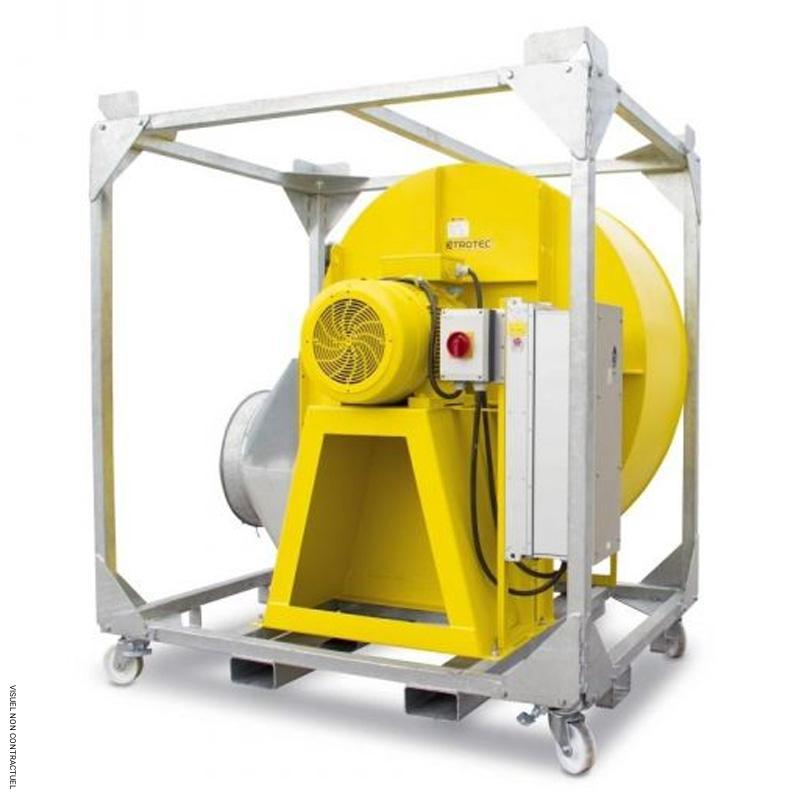 Ventilateur hautes performances électrique triphasé TFV 1200 - TROTEC