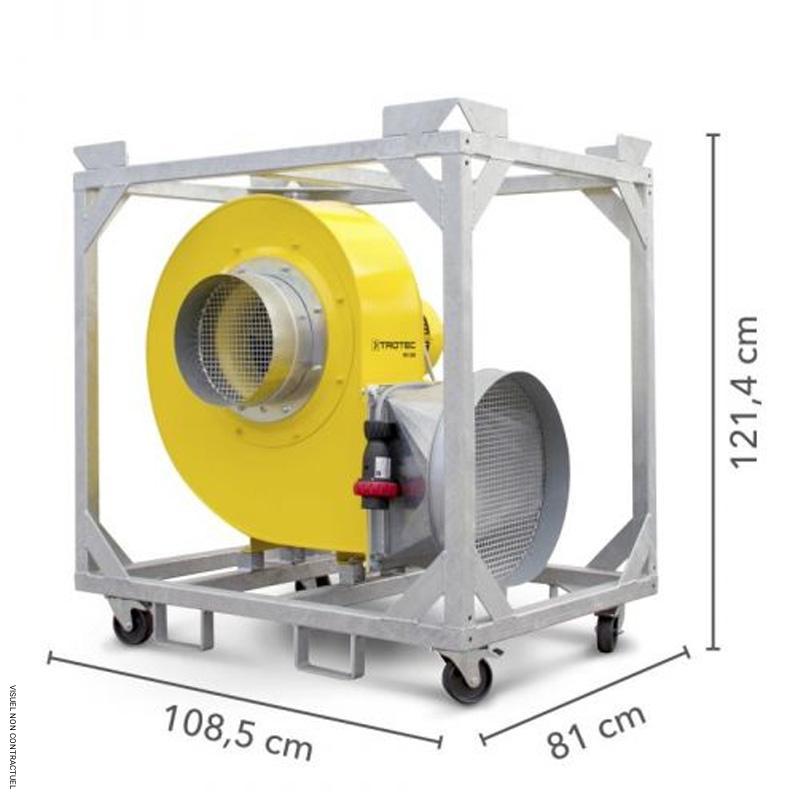 Ventilateur hautes performances électrique triphasé TFV 300 - TROTEC