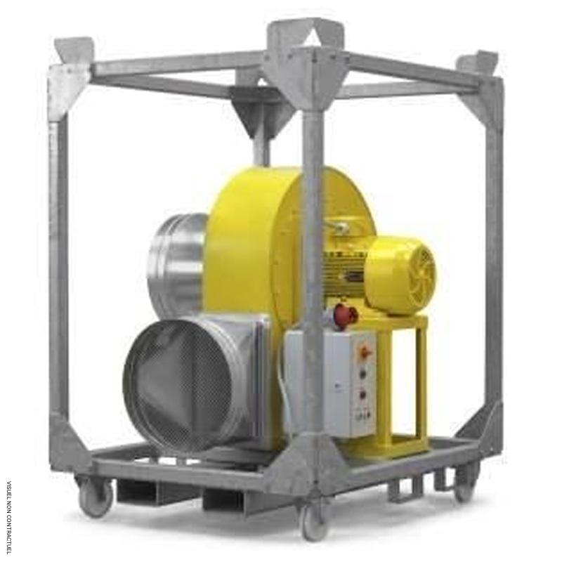 Ventilateur hautes performances électrique triphasé TFV 600 - TROTEC