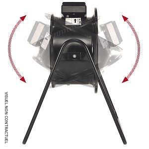 Ventilateur hélicoïde tubulaire mobile triphasé PBT/4-400 - S&P