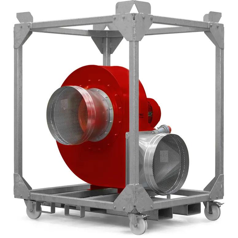 Ventilateur radial triphasé antidéflagrant TFV 600 EX - TROTEC