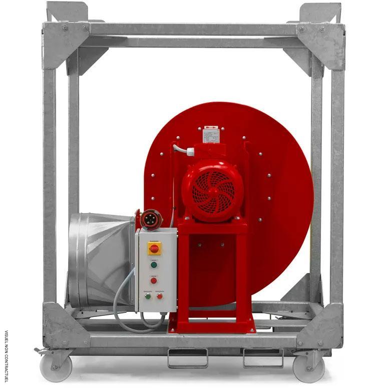 Ventilateur radial triphasé antidéflagrant TFV 600 EX - TROTEC