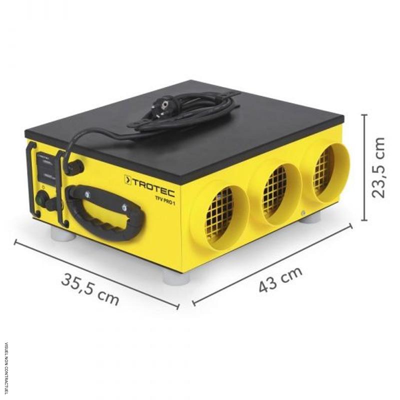 Ventilateur radial électrique monophasé TFV Pro 1 - TROTEC